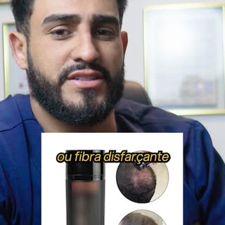 O pó capilar pode até esconder bem as falhas, mas ele não trata a queda. Pode ser um otimo disfarce 