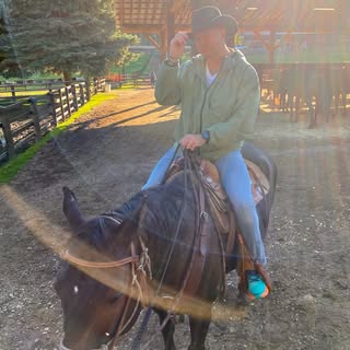 Beginnings of becoming a cowboy. 🤠