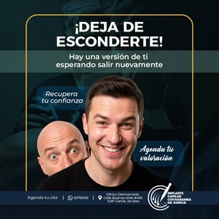Sentirte bien con tu imagen también influye en tu seguridad y bienestar. ✨

Si la pérdida de cabello