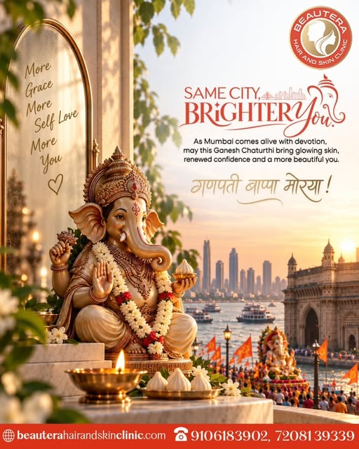 Same city. Same faith. A little more glow. ✨❤️

As Mumbai comes alive with the colours, devotion and