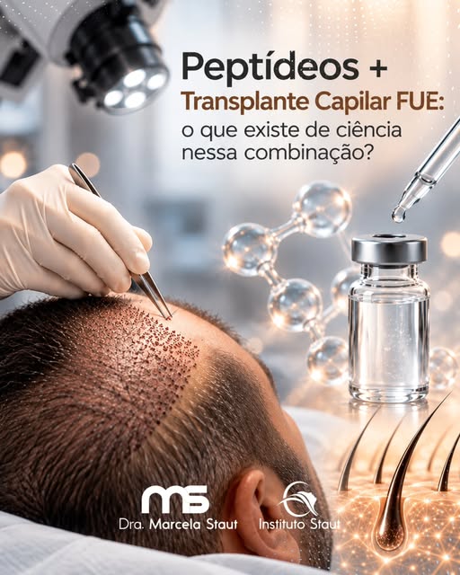 Existe ciência nessa combinação, mas ainda estamos construindo o nível de evidência.

Os peptídeos s