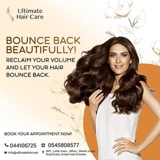 Bounce back with confidence and let your hair reclaim its volume! 
Say goodbye to flat and lifeless 