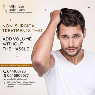 Get Fuller, Thicker Hair with Non-Surgical Treatments!
No surgery, no hassle just natural volume and