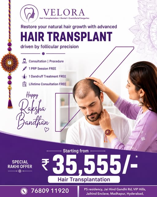 Thinking about Hair Transplantation? Your new hair journey can start today at Velora Face Clinic.

H