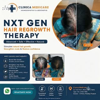 Nxt GEN hair regrow therapy 

Before / After , visible transformation 👇
Confidence wapas paaye – sc