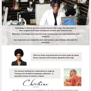 We have a wide selection of wigs by sleek & sensational. 
We are proud to introduce the Christine he