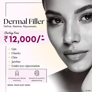 OFFER ALERT |  Dermal Fillers starting from ₹12,000*

Enhance your beauty with dermal fillers design
