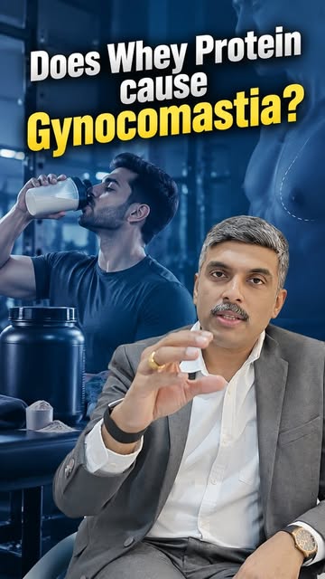 Not every fitness supplement is the reason behind male chest enlargement.

Whey protein does not cau
