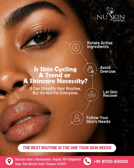 Skin cycling isn’t just a trend, it’s about giving your skin the right ingredients at the right time