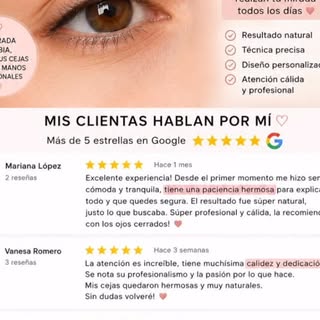 #maquillaje #cejas #garantia Queres conocer más de mi experiencia,  en Google me encontras como Myri