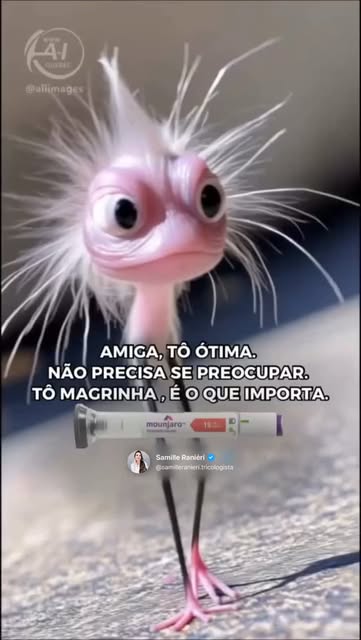 A gente ri, mas essa frase aparece muito no consultório:
"Doutora, emagreci com o Mounjaro. Fiquei ó