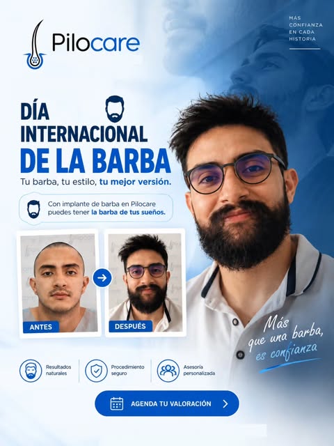 🧔🏻‍♂️💙 Más que una barba, es confianza.

En el marco del Día Internacional de la Barba, celebramo