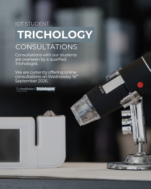 Our trainee Institute Trichologists require patients during their time of study!

Consultations with