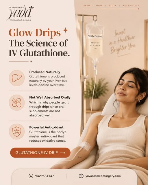 Looking for a glow that starts from within?

Glutathione IV Drip is a wellness treatment that delive