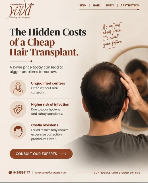 Cheap hair transplants can cost you more than money.

A low-cost hair transplant may look attractive
