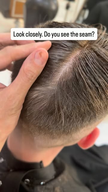 It’s hard to even visually notice the seam when you actually match the density and order custom hair