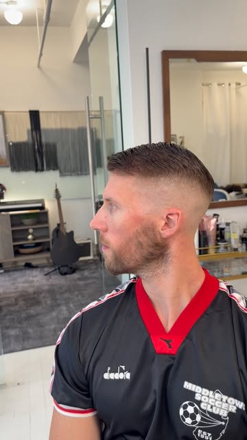 This is a regular lace base monofilament system. He likes it cut high and tight and with a neat hair