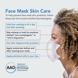 #Repost @aadskin1
• • • • • •
It is important to wear a face mask to prevent the spread of COVID-19,