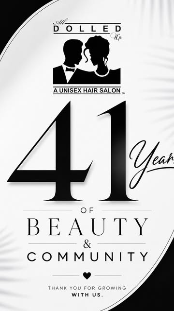 🎂 41 years of slaying hair, sharing laughs & keeping the community cute. 😏✂️🖤

To every client wh