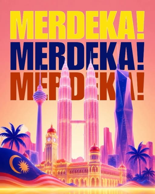 Celebrating the spirit of unity, freedom and togetherness. 🇲🇾✨
Selamat Hari Merdeka! ❤️💙💛🤍

#Me