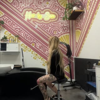 I moved salons in January and it’s been so much fun creating my own space! It has taken some time to