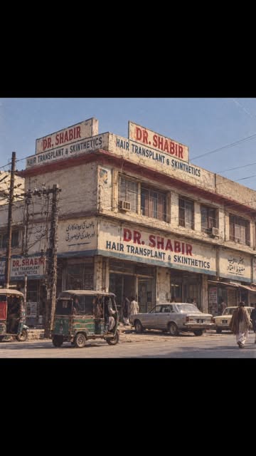 “A glimpse into the past — Dr. Shabir Clinic as it would stand in the 1980s, defined by trust and ti