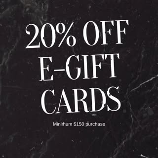 🎄Holiday Special - 20% OFF E-Gift Cards

Give yourself or that someone special the gift of beautifu