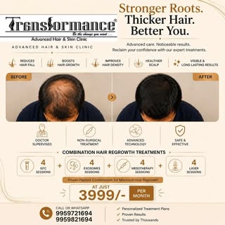 YOUR HAIR. YOUR CONFIDENCE. YOUR COMEBACK. ✨

Advanced hair regrowth solutions tailored to your hair