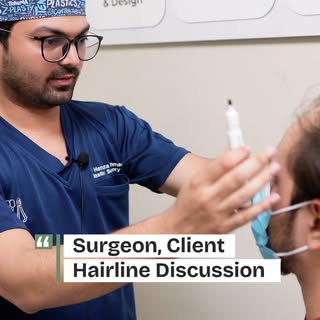 Hair Line Discussion with client
#HairTransplant #DHI #reelsvideoシforyou