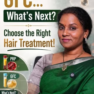 "Ma'am, I want  PRP, GFC, and every hair treatment possible... my hair HAS to grow now!"

Sounds fam