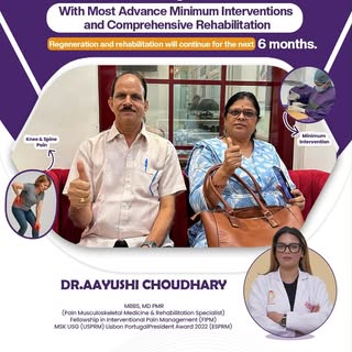 ✨A Real Patient Story✨
Meet our 65-year-old Patient who was suffering from severe knee and spine pai