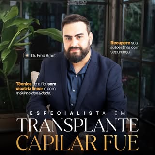 Referência em Transplante Capilar FUE: Dr. Fred Brant na FB Clínica. 

Se você busca o melhor tratam