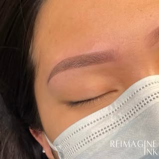 Soft Ombré throughout the brow 😇 Ombré is very customizable so it can look very different on each c