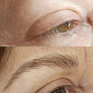 Reconstrucción del diseño de cejas con micropigmentación para una mirada llena de vitalidad 🌻#micro