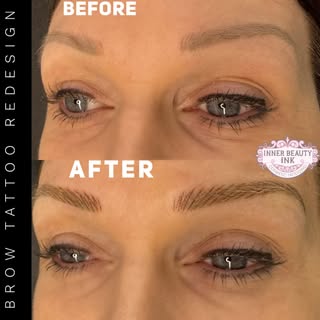BROW REDESIGN ❤️
This lovely client had old faded work from another artist and wanted to achieve mor