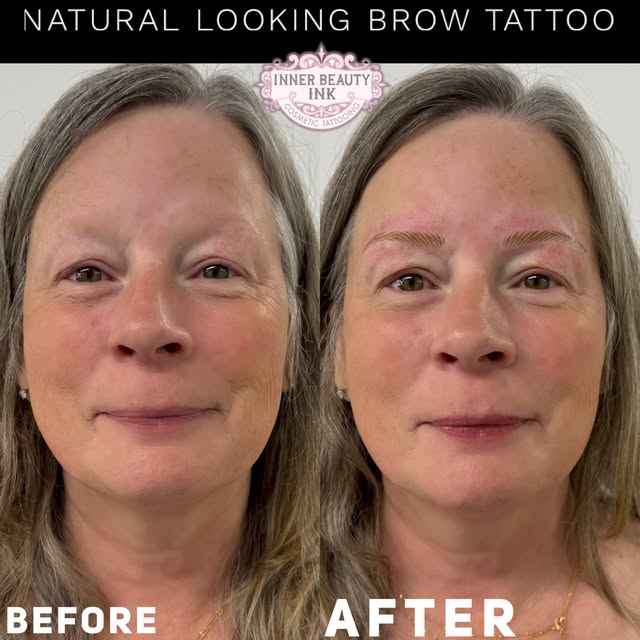 NEW BROWS
❤️
Thank you to my beautiful client for letting me use her full face before and afters to 