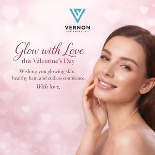 Love your skin. Love yourself 💗  #GlowWithLove #ValentinesDayGlow #SelfLove #LoveYourSkin  #VernonS