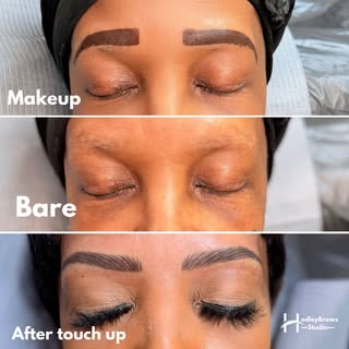 This beauty was tired of filling in her brows daily. What will she do what that extra 20/30mins? Who