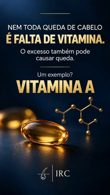 Nem toda queda de cabelo acontece por falta de vitaminas. O excesso também pode prejudicar o ciclo c