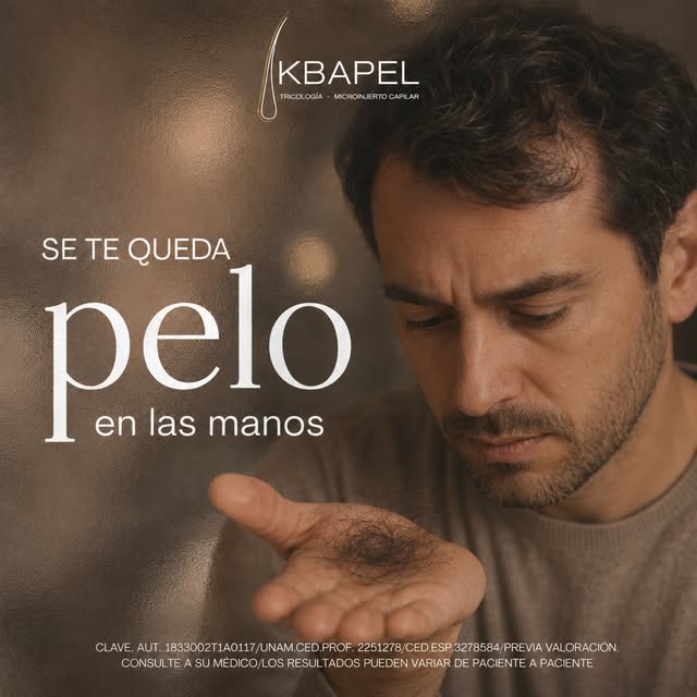 ¿Se te está cayendo el cabello… o ya estás empezando a perderlo?
Que encuentres cabello en la almoha