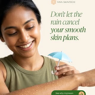 Monsoon is actually the best time to start laser hair reduction. 🌧️

Less sun exposure. Covered ski
