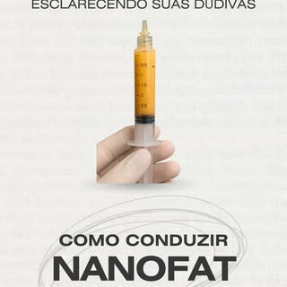 O Nanofat é uma técnica regenerativa que utiliza células e fatores presentes na própria gordura do p