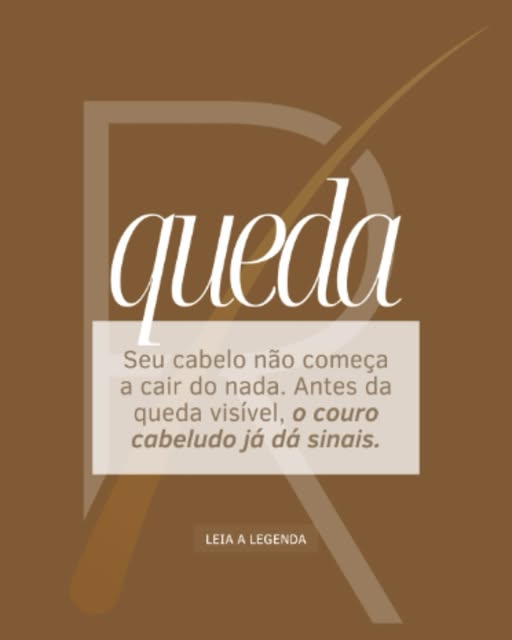 A queda capilar dificilmente começa de forma repentina.
Antes dos fios começarem a cair em excesso, 