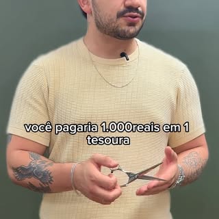Vale a pena pagar R$ 1.000 em uma tesoura?

No meu caso, vale muito a pena.

Não porque uma tesoura 