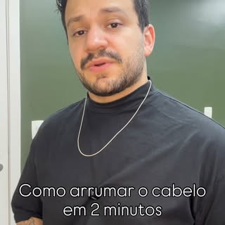 Como arrumar o cabelo em 2 minutos.