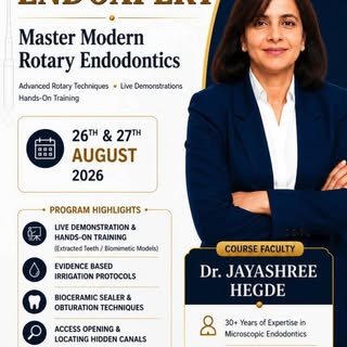Advance your endodontic expertise with ENDOXPERT – Master Modern Rotary Endodontics, an exclusive tw