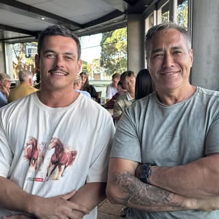 Tyler Morunga and Dad, hanging in Mission Bay with Belinda Morunga and Keanu Morunga