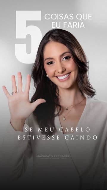 5 coisas que eu faria se meu cabelo estivesse caindo.

A Dra. Juliana explica o que observar, quais 