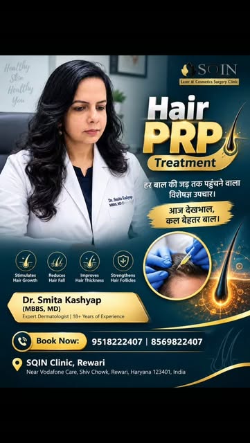 Hair fall se pareshan? Ab paaiye advanced Hair PRP Treatment ka fayda.
PRP therapy baalon ki jadon k
