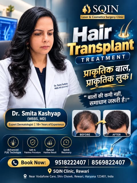 Hair Transplant Treatment – Natural Hair, Natural Look! ✨

बालों की कमी सिर्फ लुक को नहीं, बल्कि con